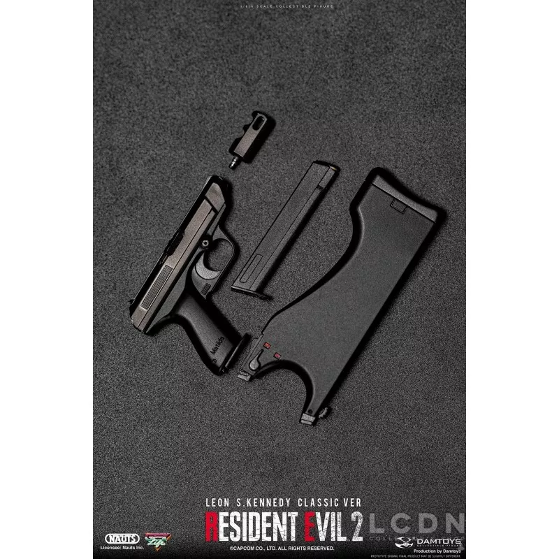 Resident Evil 2 Collectible Action Figure 1/6 Leon S. Kennedy Classic ver NAUTS x DAMTOYS DMS037