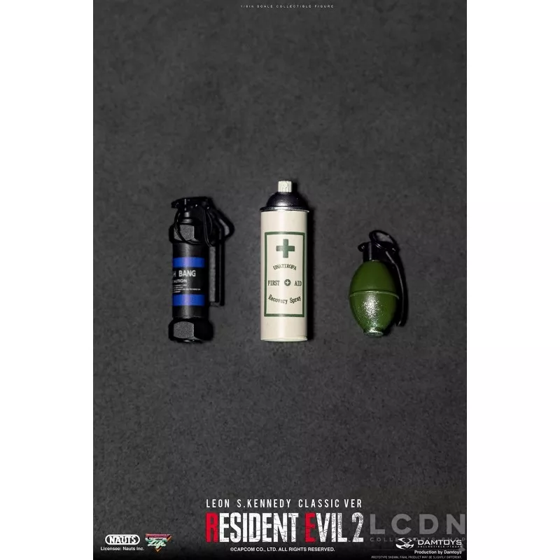 Resident Evil 2 Collectible Action Figure 1/6 Leon S. Kennedy Classic ver NAUTS x DAMTOYS DMS037