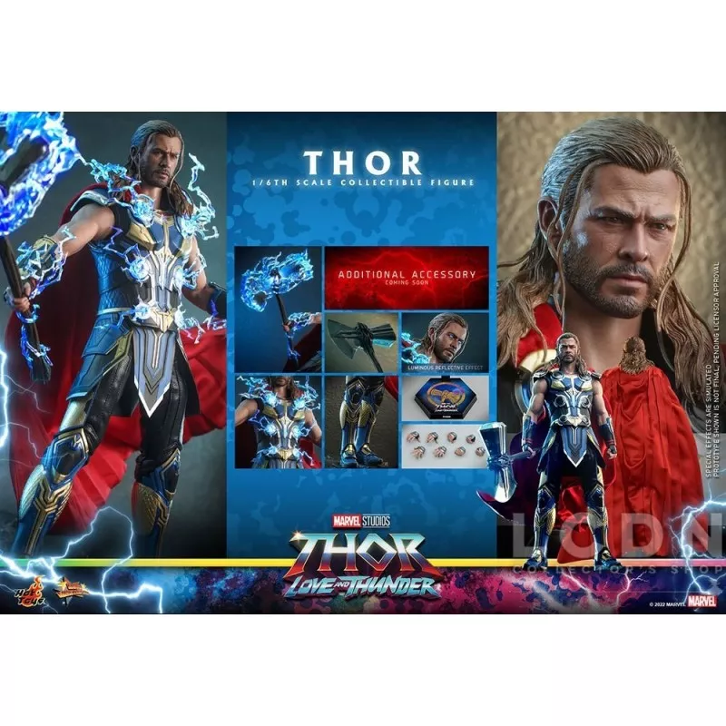 Figurine articulée Hot toys Thor: Love and Thunder Masterpiece figurine 1/6  Th