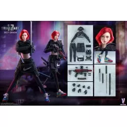 Cyberpunk Series Trickybaby Rainbow Collectible Action Figure 1/6
