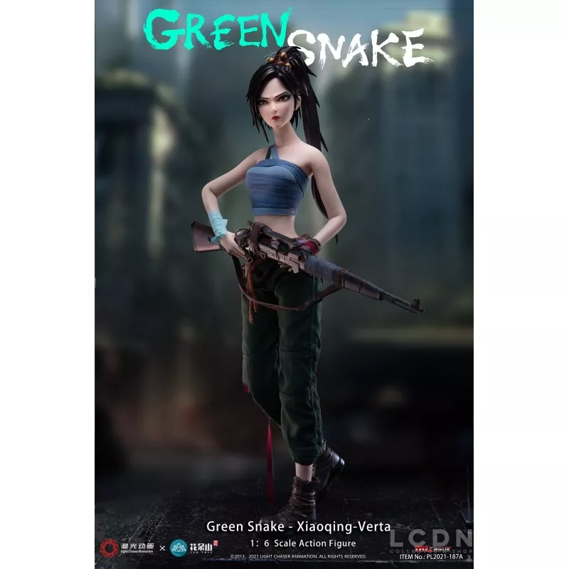Green Snake Xiaoqing-Verta Collectible Action Figure 1/6