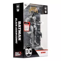 DC Direct Action Figurine & Comic Book Black Adam Batman Line Art Variant (Gold Label) (SDCC) 18cm