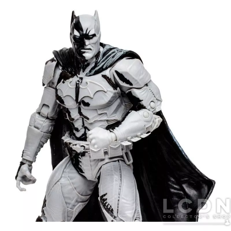DC Direct Action Figurine &amp; Comic Book Black Adam Batman Line Art Variant (Gold Label) (SDCC) 18cm