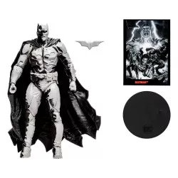 DC Direct Action Figurine & Comic Book Black Adam Batman Line Art Variant (Gold Label) (SDCC) 18cm