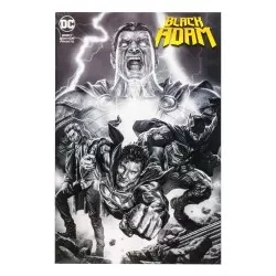 DC Direct Action Figurine & Comic Book Black Adam Batman Line Art Variant (Gold Label) (SDCC) 18cm