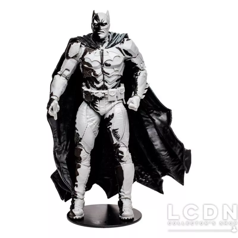 DC Direct Action Figurine &amp; Comic Book Black Adam Batman Line Art Variant (Gold Label) (SDCC) 18cm