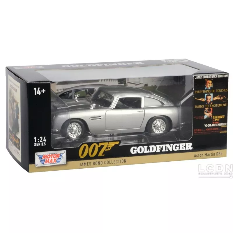 James Bond 007 Goldfinger Aston Martin DB5 (Thunderball, Skyfall, No Time To Die) 1/24