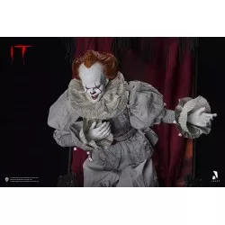 Ça (IT) Collectible Action Figurine 1/6 Pennywise Deluxe Edition Display Box Queen Studios × INART IA003D
