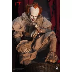 Ça (IT) Collectible Action Figurine 1/6 Pennywise Deluxe Edition Display Box Queen Studios × INART IA003D