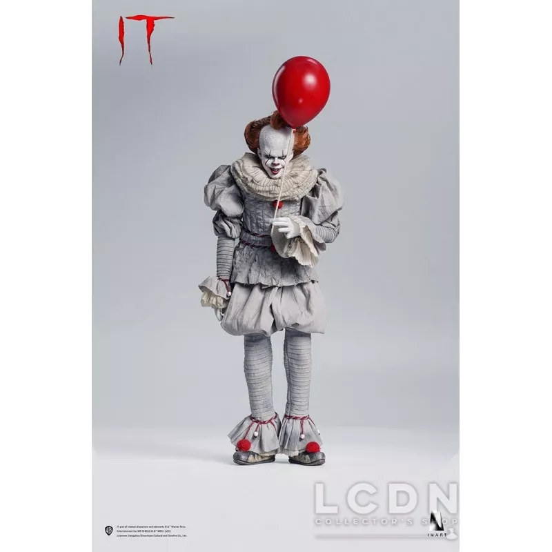 Ça (IT) Collectible Action Figurine 1/6 Pennywise Deluxe Edition Display Box Queen Studios × INART IA003D