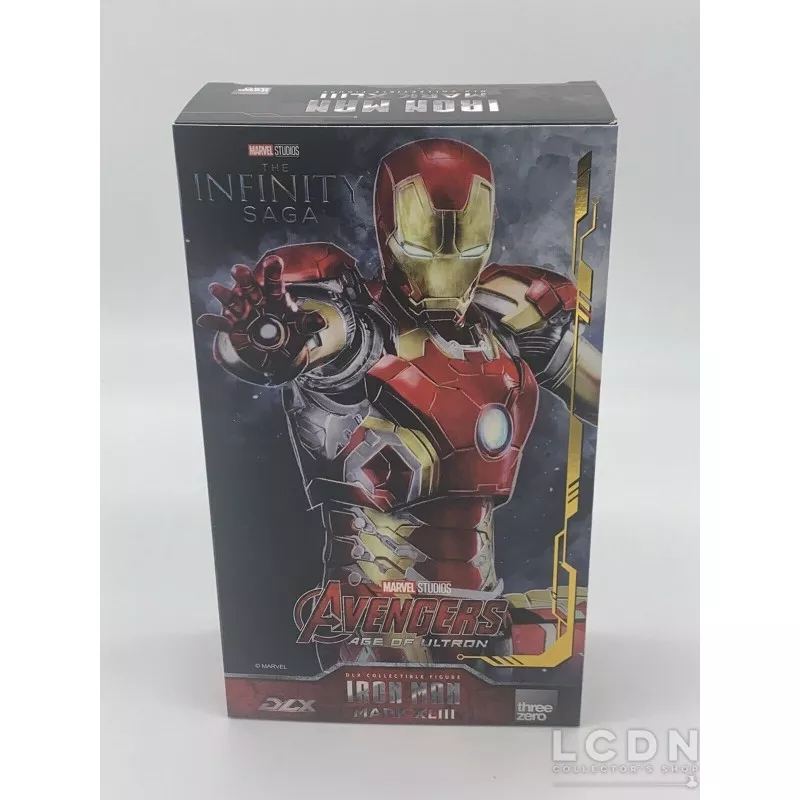 Avengers Infinity Saga DLX Iron Man Mark 43 Threezero 3Z0247 Diecast Action Figurine 1/12 16.5cm