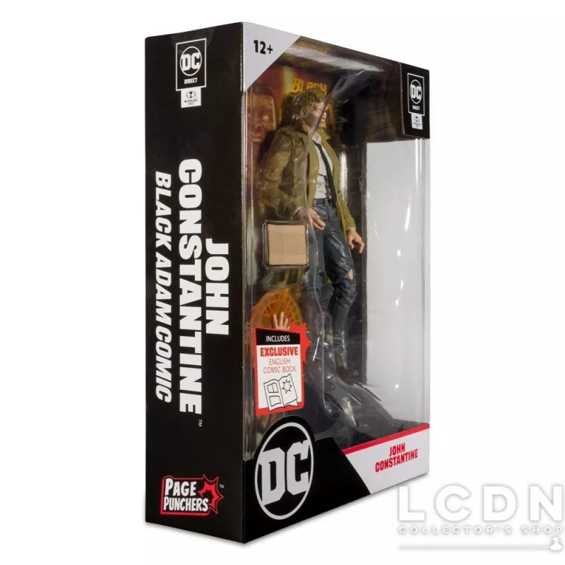 DC Comics Action Figure &amp; Comic Book John Constantine 18cm