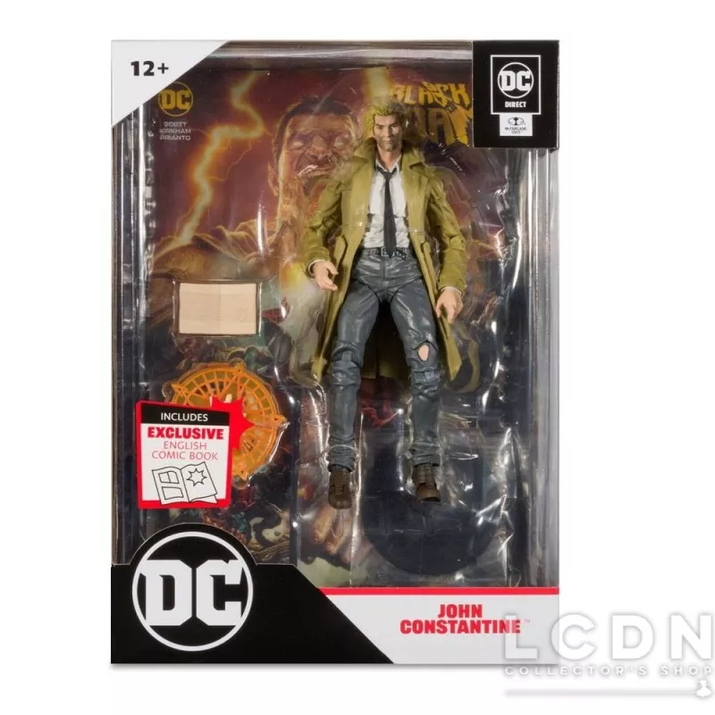 DC Comics Action Figure &amp; Comic Book John Constantine 18cm