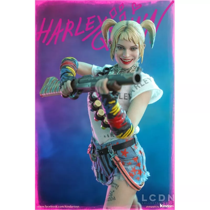 Figura Hot Toys 1:6 Harley Quinn - Birds Of Prey (Caution Tape Jacket Version) 29 Cm