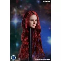 Tête Headsculpt 1/6 Chloë Red Long Hair Female SUPER DUCK SDH036-A