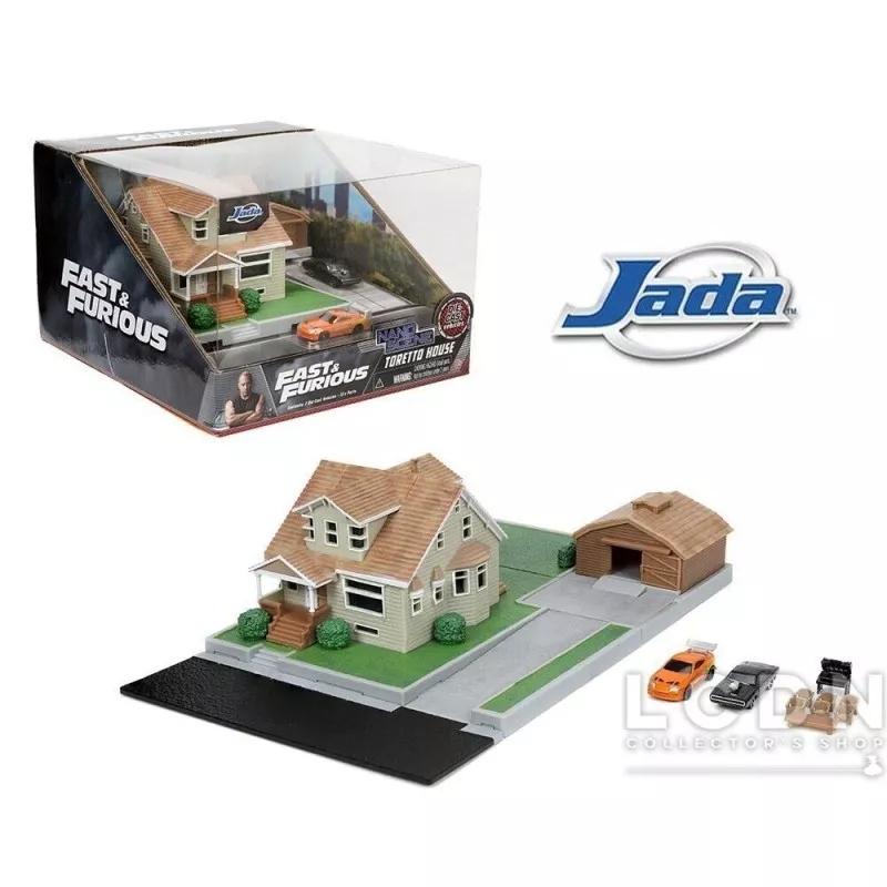 Fast & Furious Nano Scene Dom Toretto's House Maison Display Diorama 33668  Jada Toys