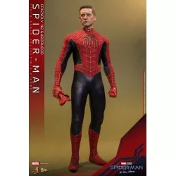 Hot Toys MMS661 Spider-Man: No Way Home Collectible Action Figurine 1/6 Friendly Neighborhood Spider-Man 30cm