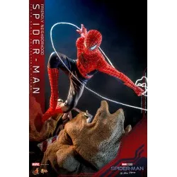 Hot Toys MMS661 Spider-Man: No Way Home Collectible Action Figurine 1/6 Friendly Neighborhood Spider-Man 30cm