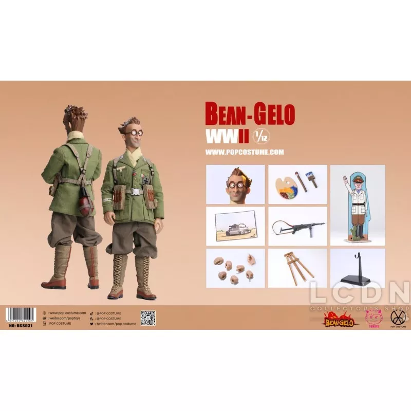 WWII Bean Gelo Action Figure 1/12 Julian POPTOYS BGS-031