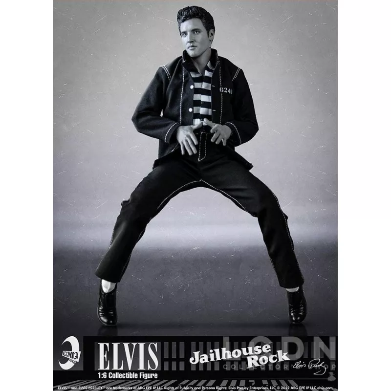 Elvis Presley Collectible Action Figurine 1/6 Legends Series Jailhouse Rock Edition ICONIQ STUDIO IQLS03
