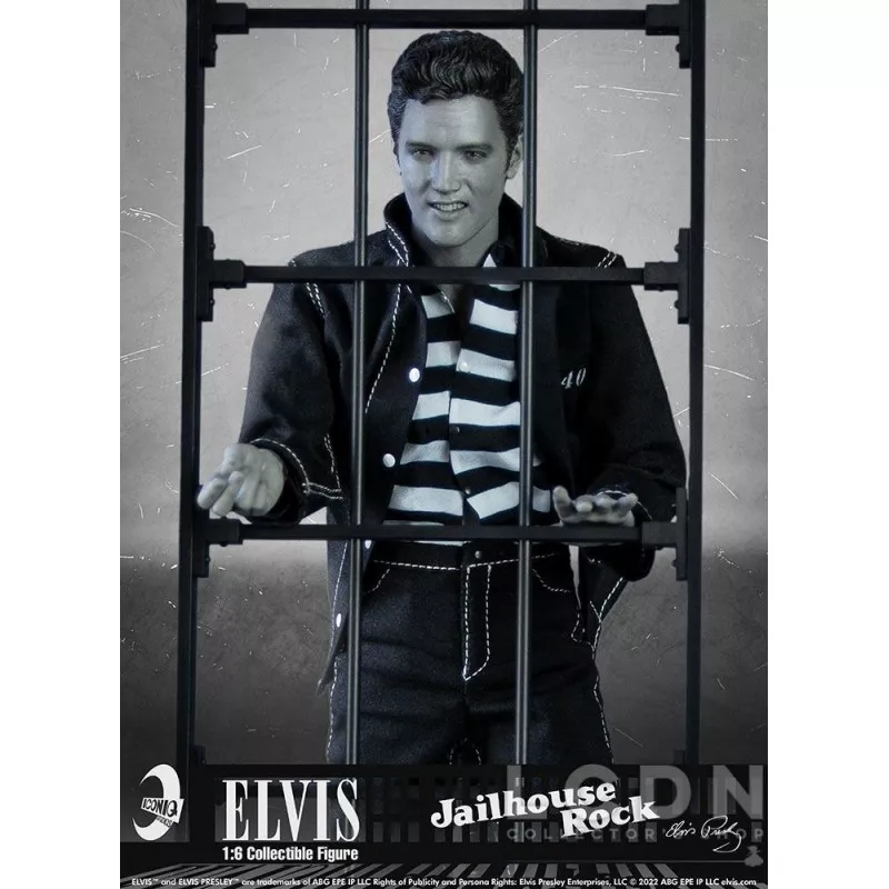 Elvis Presley Collectible Action Figurine 1/6 Legends Series Jailhouse Rock Edition ICONIQ STUDIO IQLS03