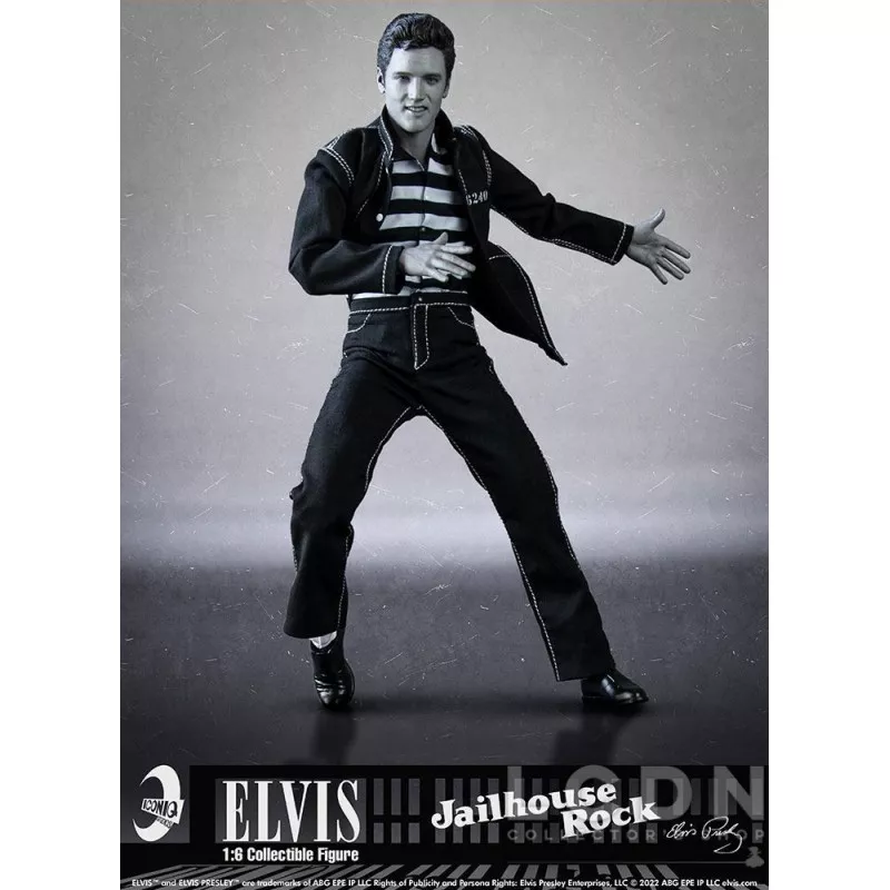 Elvis Presley Collectible Action Figurine 1/6 Legends Series Jailhouse Rock Edition ICONIQ STUDIO IQLS03
