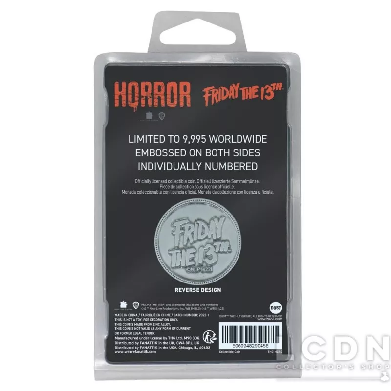 Friday the 13th Collectible Coin Limited Edition 4cm