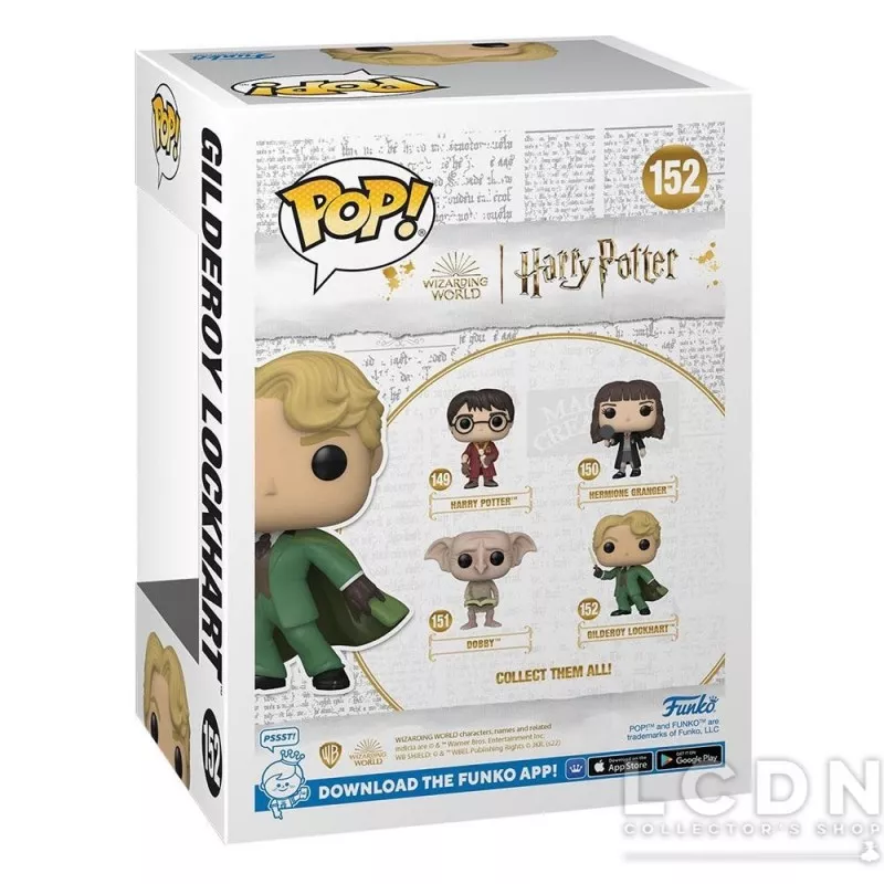 Harry Potter Chamber of Secrets POP! Anniversary Movies Gilderoy Lockheart Vinyl Figure 10cm N°152
