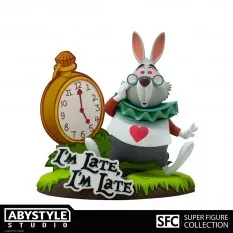 Disney Alice au Pays des Merveilles (Alice in Wonderlands) Figurine Lapin Blanc 10cm