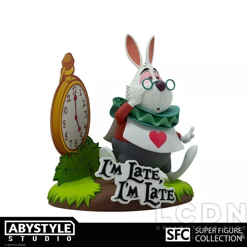 Disney Alice au Pays des Merveilles (Alice in Wonderlands) Figurine Lapin Blanc 10cm