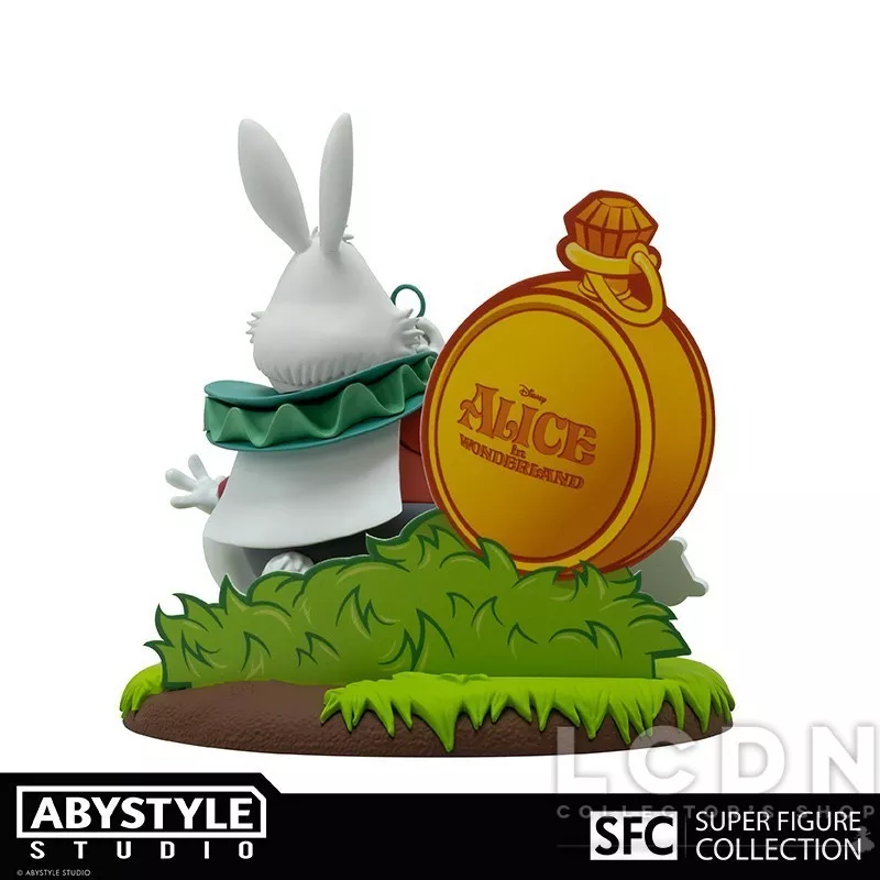 Disney Alice au Pays des Merveilles (Alice in Wonderlands) Figurine Lapin Blanc 10cm