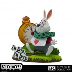 Disney Alice au Pays des Merveilles (Alice in Wonderlands) Figurine Lapin Blanc 10cm