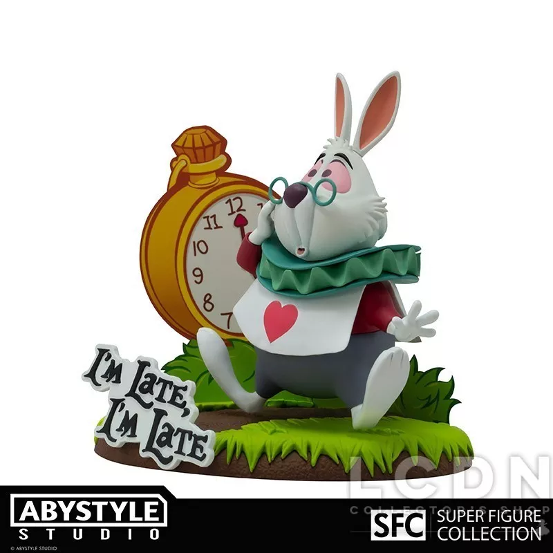 Disney Alice au Pays des Merveilles (Alice in Wonderlands) Figurine Lapin Blanc 10cm