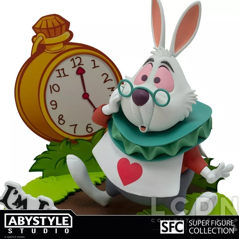 Disney Alice au Pays des Merveilles (Alice in Wonderlands) Figurine Lapin Blanc 10cm