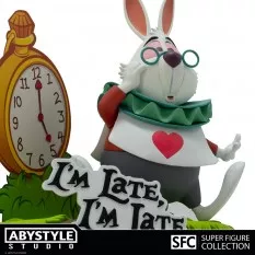 Disney Alice au Pays des Merveilles (Alice in Wonderlands) Figurine Lapin Blanc 10cm