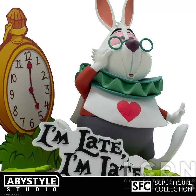 Disney Alice au Pays des Merveilles (Alice in Wonderlands) Figurine Lapin Blanc 10cm