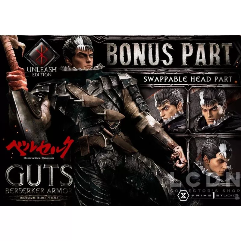 Berserk Statue 1/3 Museum Masterline Guts Berserker Armor Unleash Edition Deluxe Bonus Version 121cm