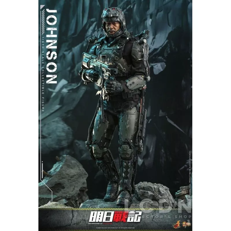 Hot Toys MMS668 Warriors of Future Collectible Action Figurine 1/6 Johnson 30cm