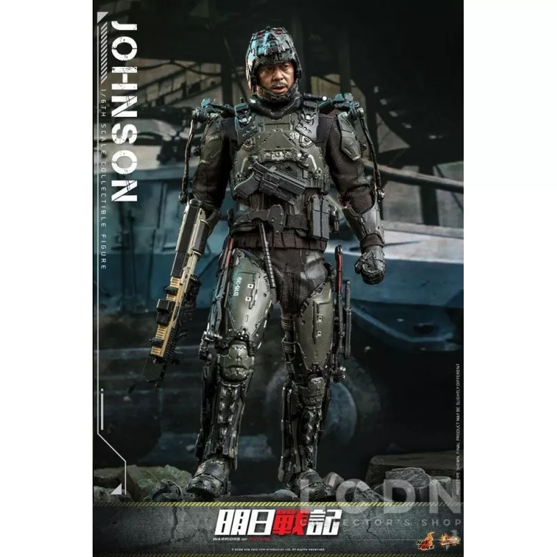 Hot Toys MMS668 Warriors of Future Collectible Action Figurine 1/6 Johnson 30cm