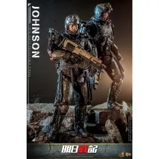 Hot Toys MMS668 Warriors of Future Collectible Action Figurine 1/6 Johnson 30cm