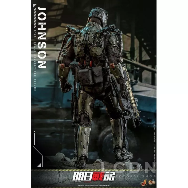 Hot Toys MMS668 Warriors of Future Collectible Action Figurine 1/6 Johnson 30cm