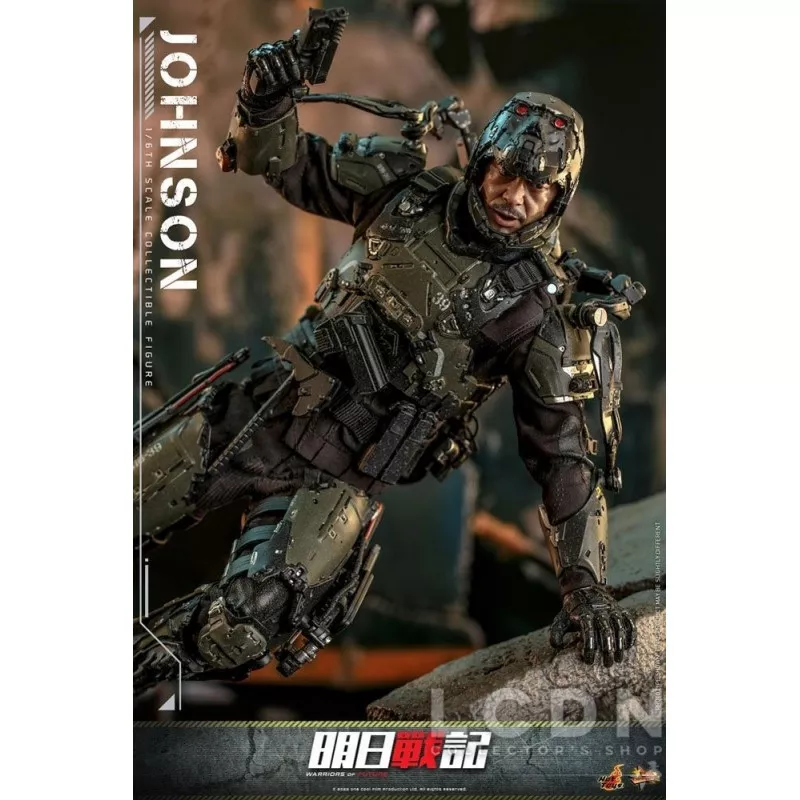 Hot Toys MMS668 Warriors of Future Collectible Action Figurine 1/6 Johnson 30cm