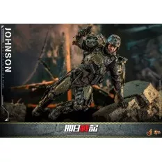 Hot Toys MMS668 Warriors of Future Collectible Action Figurine 1/6 Johnson 30cm