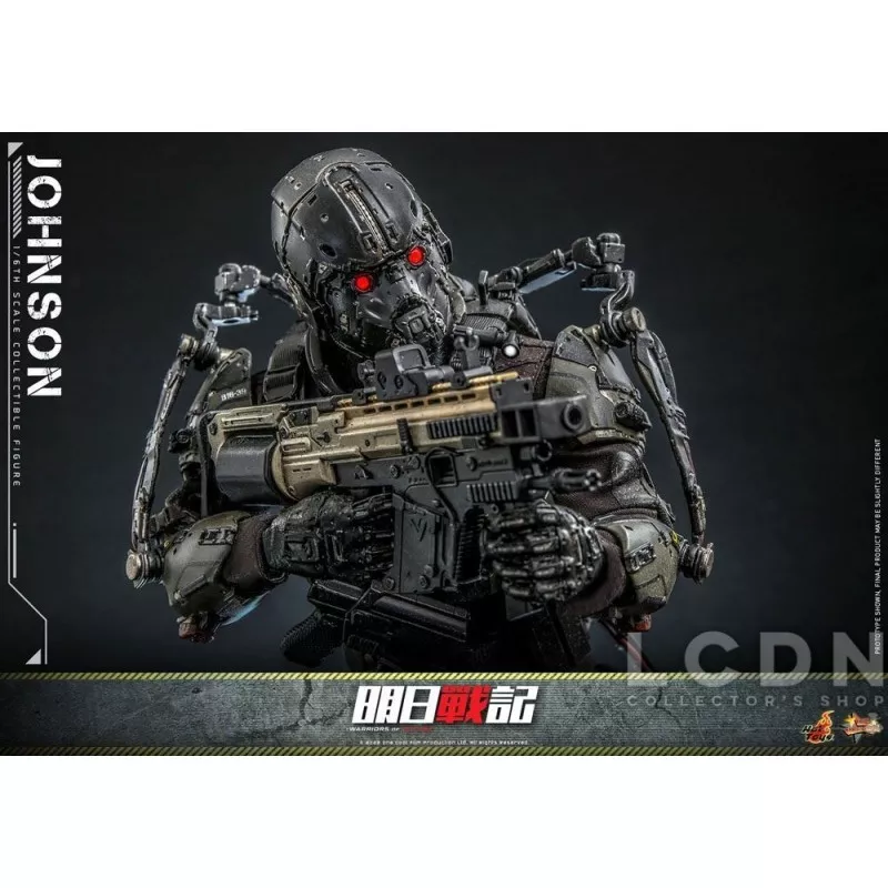 Hot Toys MMS668 Warriors of Future Collectible Action Figurine 1/6 Johnson 30cm