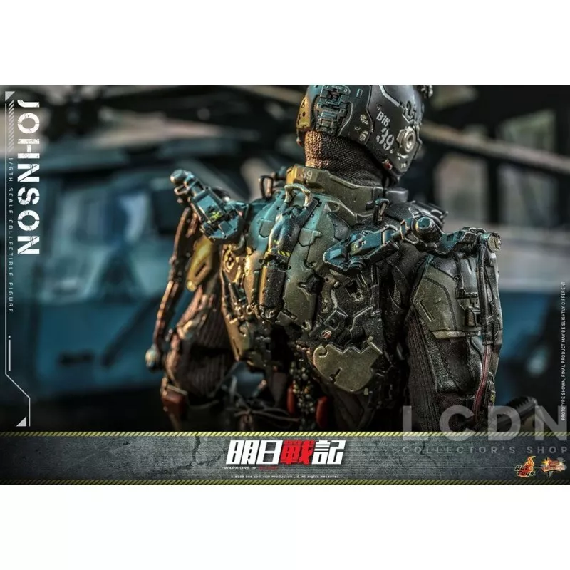 Hot Toys MMS668 Warriors of Future Collectible Action Figurine 1/6 Johnson 30cm