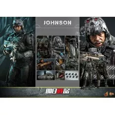 Hot Toys MMS668 Warriors of Future Collectible Action Figurine 1/6 Johnson 30cm