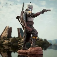 Star Wars: The Mandalorian Statue 1/6 Milestones Boba Fett 30cm