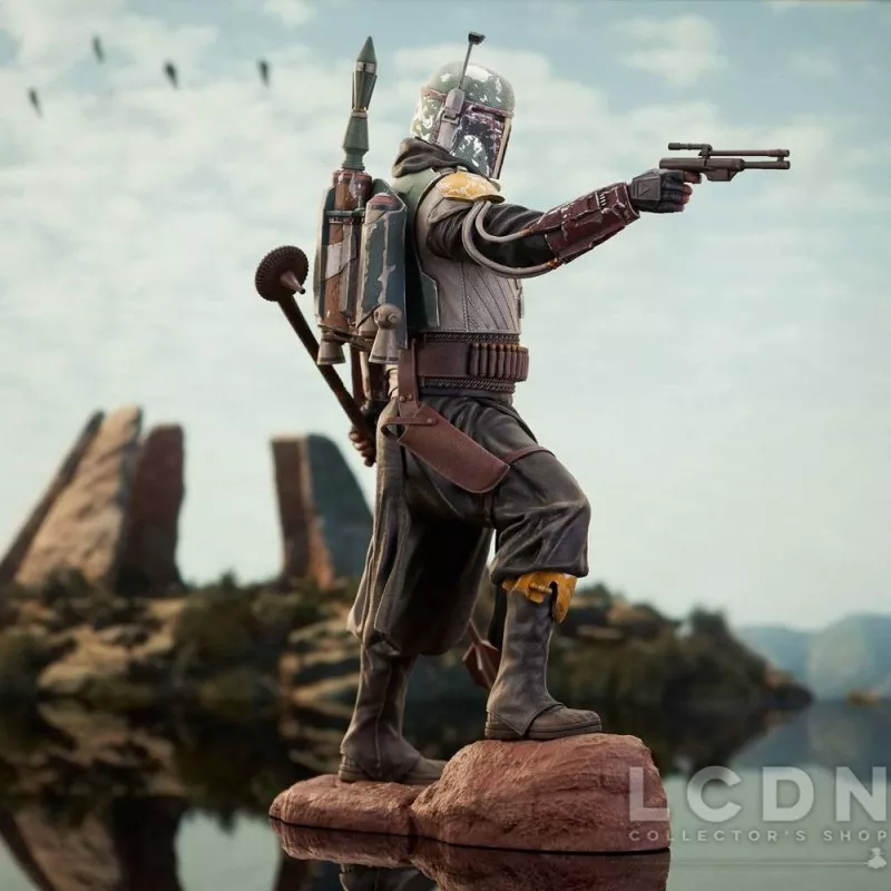 Star Wars: The Mandalorian Statue 1/6 Milestones Boba Fett 30cm