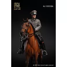 WWII German Battle Steed Brown Horse Figure 1/6 Alert Line AL100038A