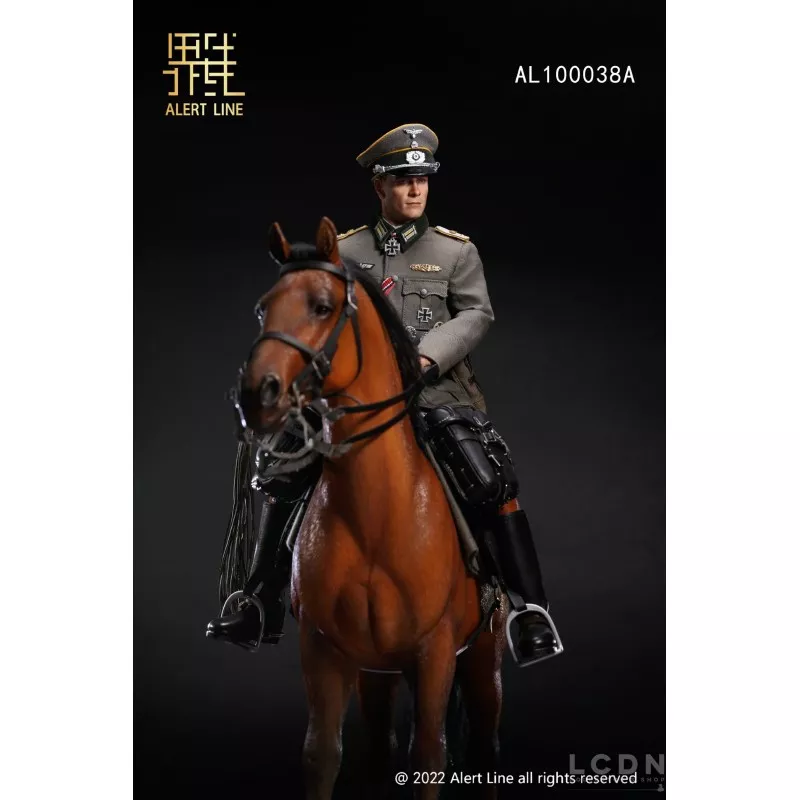 WWII German Battle Steed Brown Horse Figure 1/6 Alert Line WWII German Battle Steed Brown Horse Figure 1/6 Alert Line